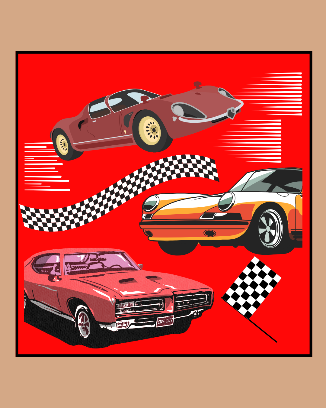 Car Vibes Magnetic Sticker