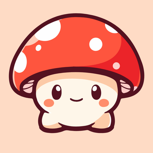 Adorable Mushroom Friend Magnet