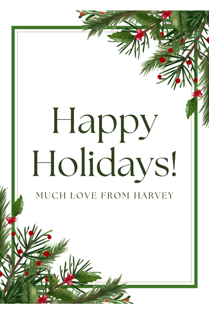 🎁 4x6 Magnetic Holiday Card – Personalized “Happy Holidays” Keepsake
