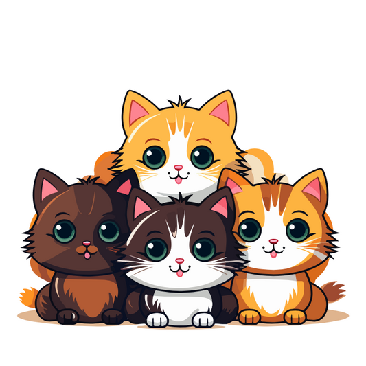 ✨ Cat Crew – Cute Cat Magnet ✨