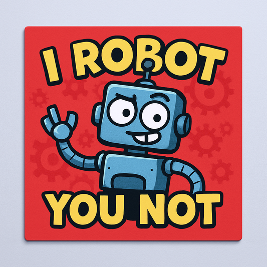I Robot You Not – Cute Robot Magnet