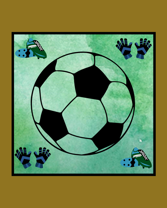 Soccer Vibes Magnetic Sticker
