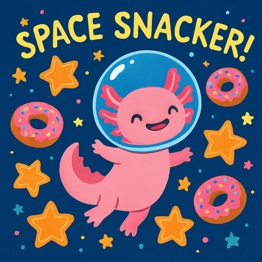 Space Snacker Axolotl