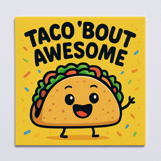 Taco 'Bout Awesome – Happy Taco Magnet